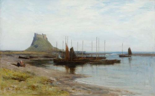Holy Island Castle, 1880, George Reid