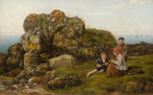 On the Coast near Bervie, 1862, George Reid