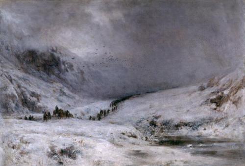 Passage of Montrose's Army Through Glencoe (Legend of Montrose), 1876, George Reid
