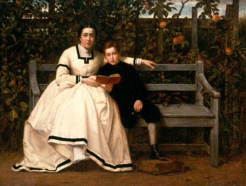 In The Garden At Auchlunies, 1870, George Reid