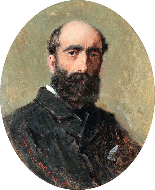 Philip Hermogenes Calderon (1833–1898), RA, 1881, George Reid