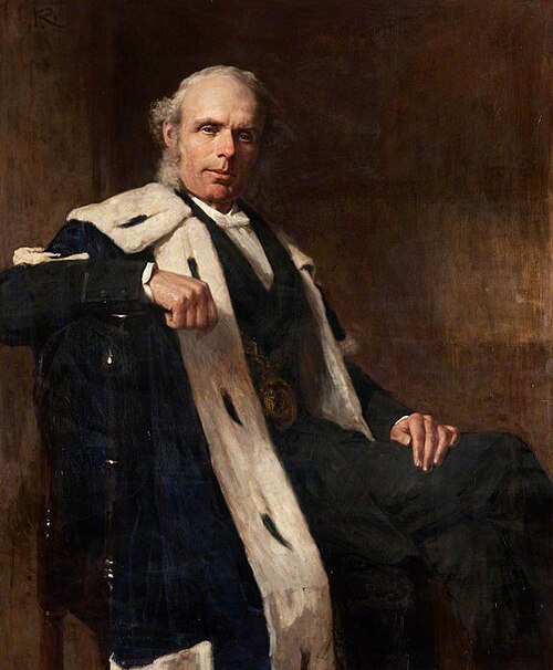 Alexander Hay Moncur (1830–1905), Provost of Dundee (1881–1884), 1887, George Reid