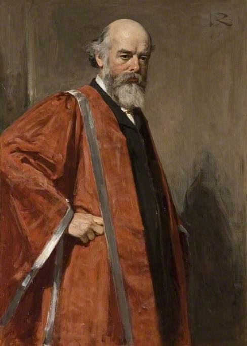 Sir Oliver Lodge (1851–1940), FRS, Principal, , George Reid