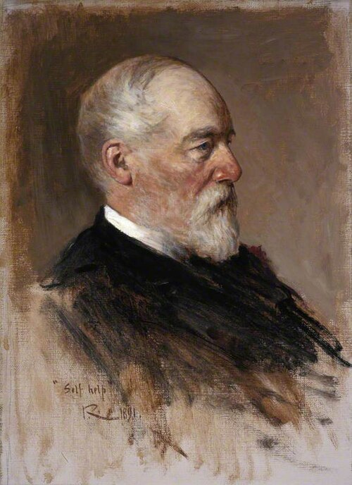 Samuel Smiles, 1812 - 1904. Author and reformer, 1891, George Reid