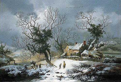 Winter Landscape, 1765, George Smith