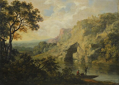 Landscape with Fishermen, 1750, George Smith
