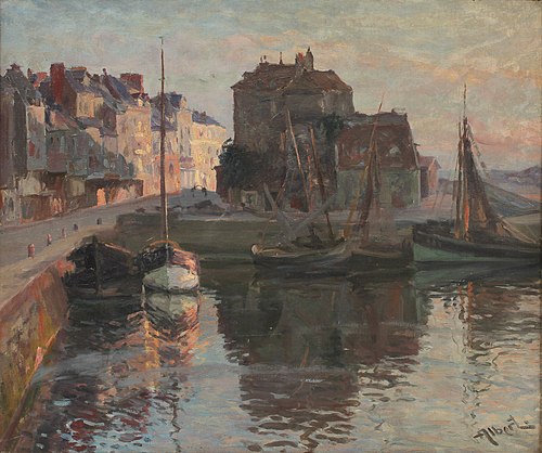 The port of Honfleur, , Gustave Albert