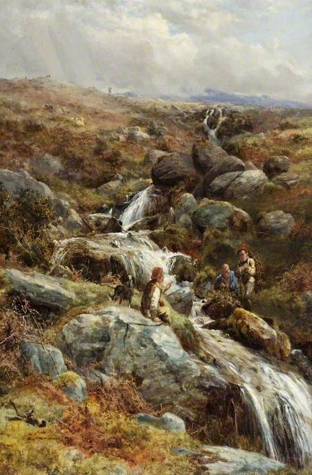 Moorland Torrent, 1855, George Vicat Cole