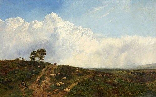 Cross Roads over the Heath, 1859, George Vicat Cole