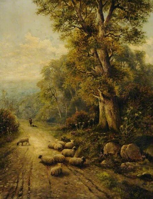 Landscape with Sheep, 1870, George Vicat Cole