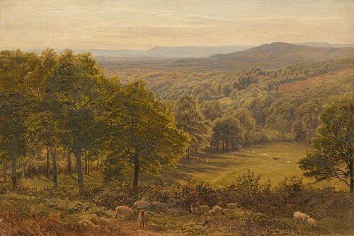 Surrey Hills, 1875, George Vicat Cole