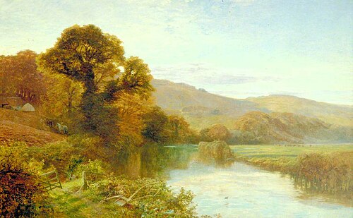 The Day's Decline on the Arun, 1876, George Vicat Cole
