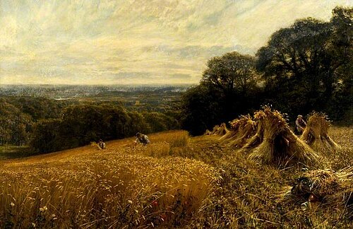 A Harvest Field, 1890, George Vicat Cole