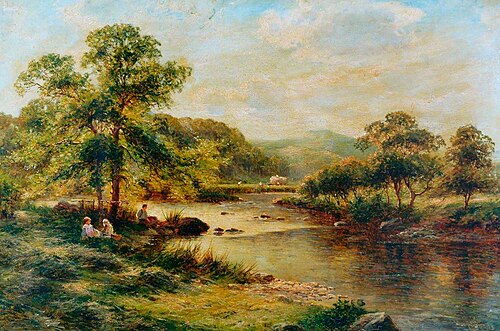 The Dales of Derbyshire, 1891, George Vicat Cole