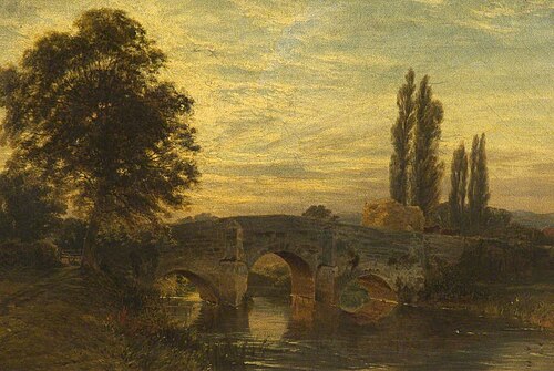 A Bridge in Surrey, , George Vicat Cole
