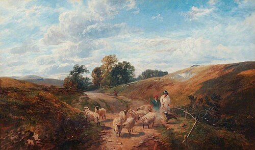Near Epsom, , George Vicat Cole