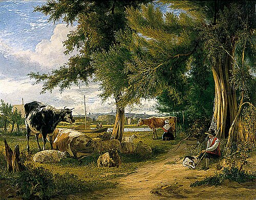 Pastoral Scene, 1828, George Vincent