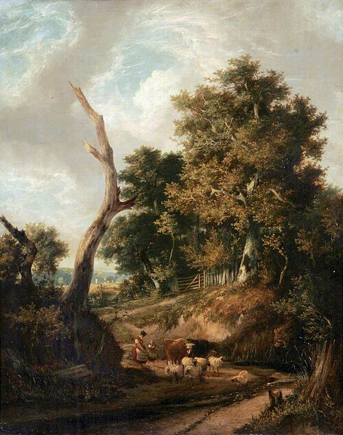 The Blasted Oak, 1830, George Vincent