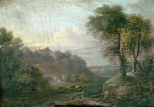 Landscape, Cattle and Figures, , George Vincent