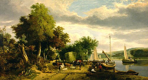 View on the River Yare, , George Vincent