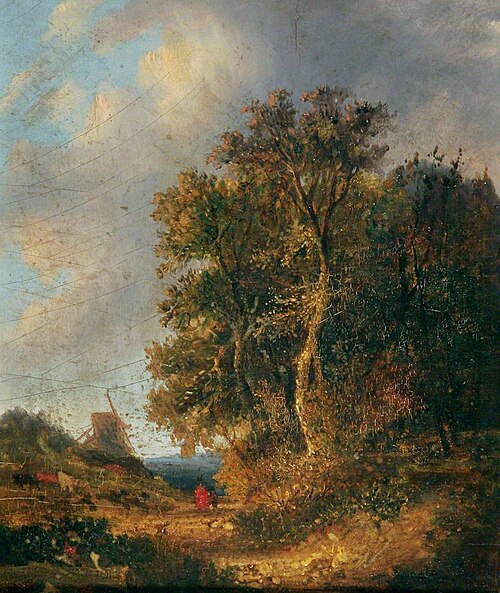 Lane Scene, , George Vincent