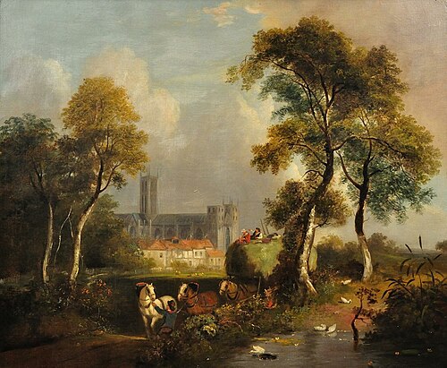 A view to Canterbury, 1831, George Vincent