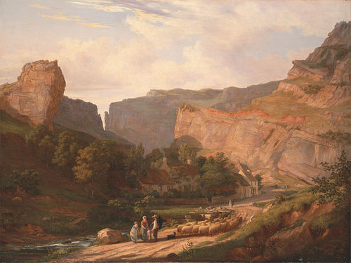 A View of Cheddar Gorge, 1820, George Vincent