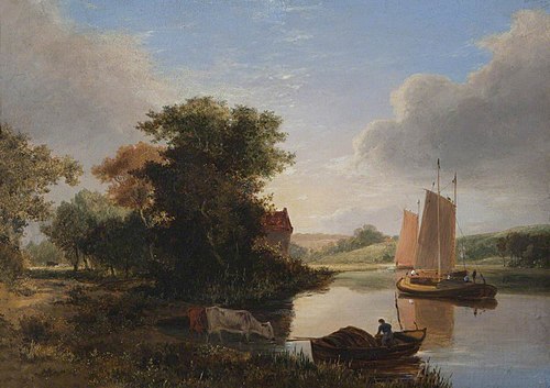 River Scene, 1825, George Vincent
