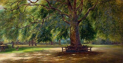 The Old Plane Tree, 1887, George Wallis