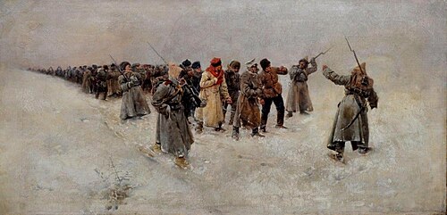 Pochód na Sybir, 1888, Piotr Stachiewicz