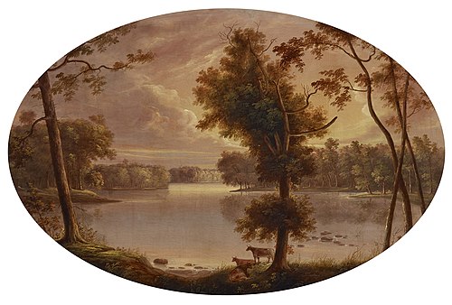 Landscape (probably near Lafayette, Indiana), , George Winter
