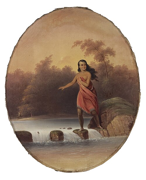 Spotted Fawn (Copy of "The Chief's Daughter" by John Gadsby Chapman), 1864, George Winter