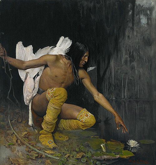 The Indian and the Lily, 1887, George de Forest Brush