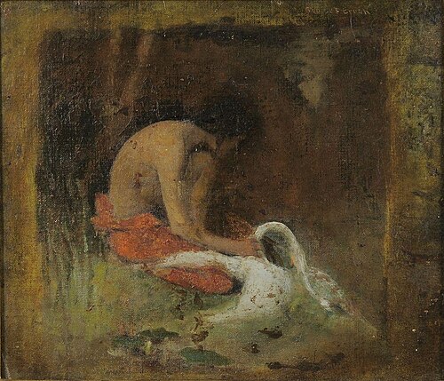 Indian and Swan, , George de Forest Brush