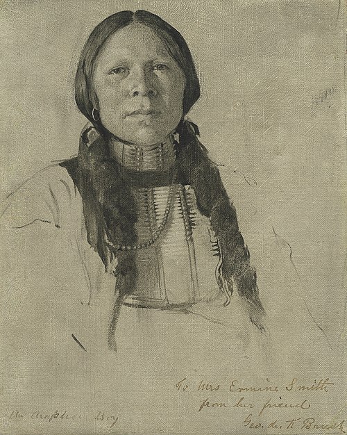 An Arapahoe Boy, 1882, George de Forest Brush