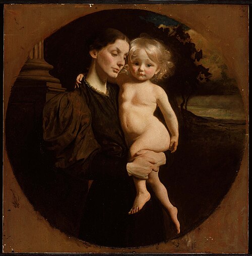Mother and Child, 1895, George de Forest Brush