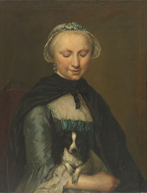 Portrait of Antoinette Métayer, Oldest Sister of Louis Métayer, 1759, George van der Mijn