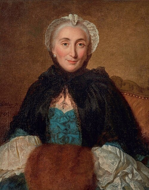 Portret Madame Geoffrin, 1765, Pierre Allais