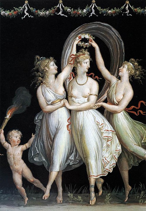 Les Trois Grâces dansant, 1799, Antonio Canova