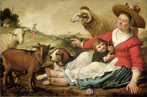 La bergère, 1628, Jacob Cuyp