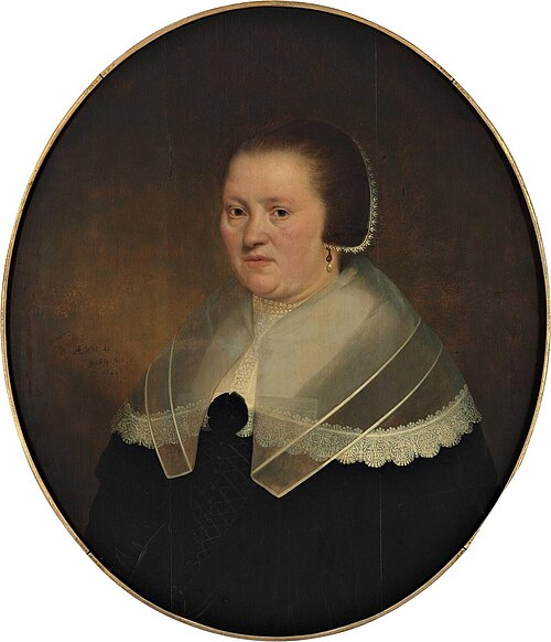 Portrait of a 40-year-old woman, 1644, Jacob Cuyp