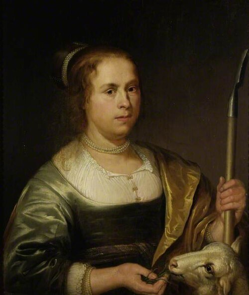 Portrait of young girl, 1645, Jacob Cuyp