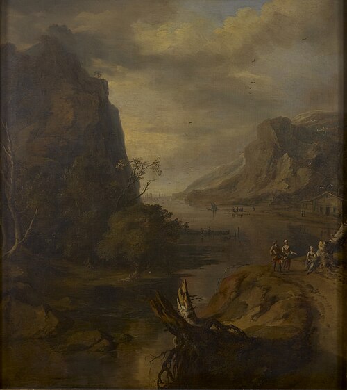 Landscape with Figures, 1697, Gerard Edema
