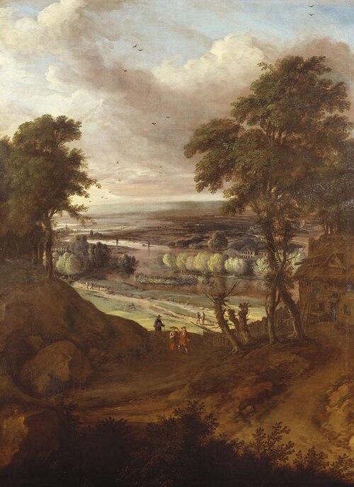 The Thames Valley from Richmond Hill, 1697, Gerard Edema