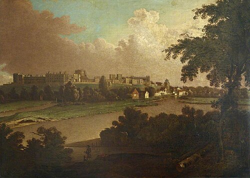 View of Windsor from the River, 1745, Gerard Edema