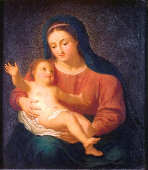 Madonna met kind, 1704, Gerard Wigmana