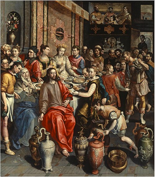 The marriage at Cana, 1596, Maarten de Vos