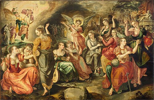 The Wise and Foolish Virgins, 1590, Maarten de Vos