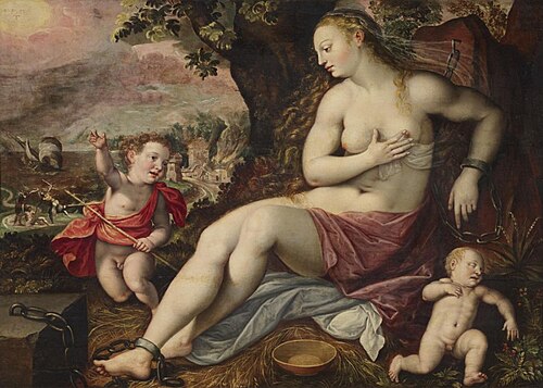 Allegory of patience, 1589, Maarten de Vos