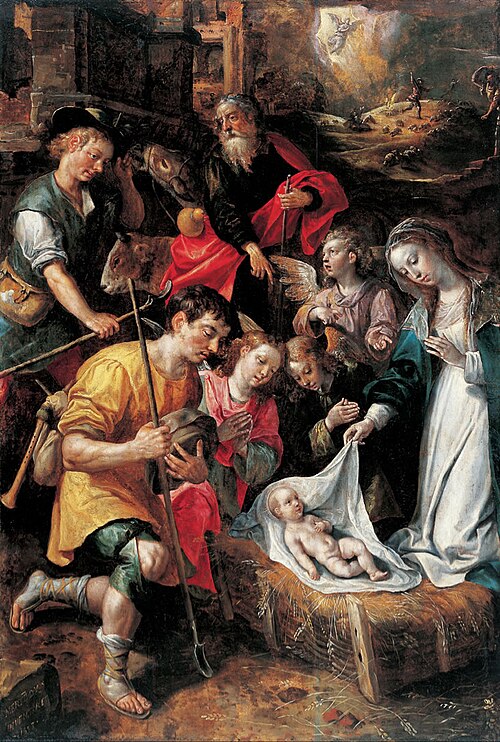 L’Adoration des bergers, 1634, Maarten de Vos